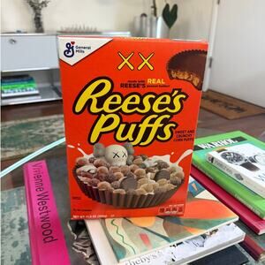 KAWS x Reese's Puffs Limited Edition Cereal Box